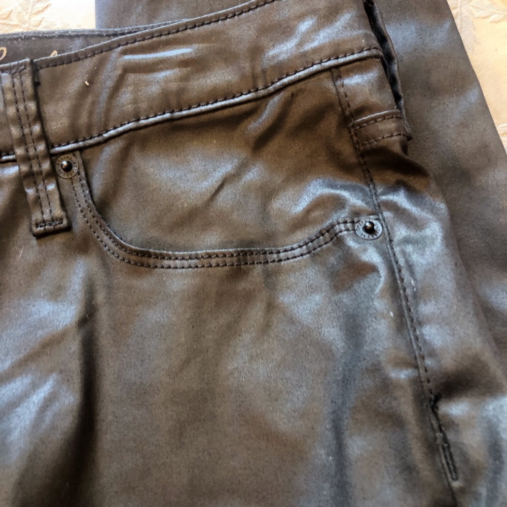 Faux Leather Pants Universal Thread - image 3